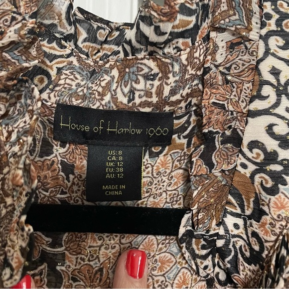 House of Harlow 1960 Patchwork Midi Dress - Picture 3 of 11